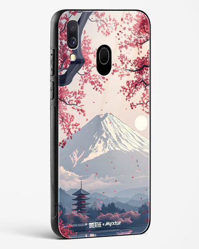 Slopes of Fuji [BREATHE] Glass Case Phone Cover (Samsung)