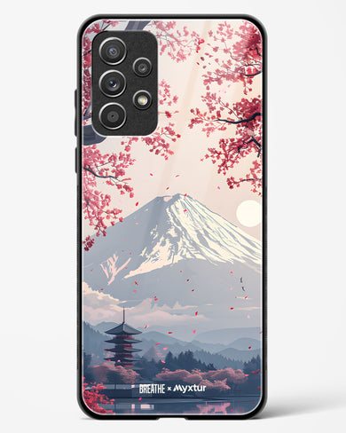 Slopes of Fuji [BREATHE] Glass Case Phone Cover (Samsung)