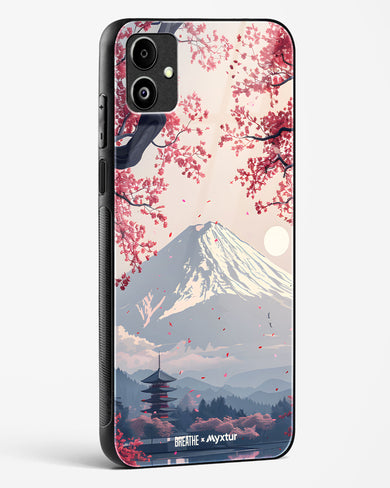 Slopes of Fuji [BREATHE] Glass Case Phone Cover (Samsung)