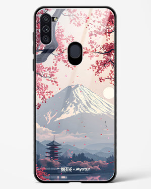 Slopes of Fuji [BREATHE] Glass Case Phone Cover (Samsung)