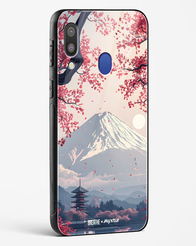 Slopes of Fuji [BREATHE] Glass Case Phone Cover (Samsung)