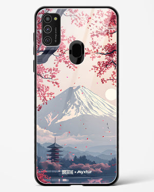 Slopes of Fuji [BREATHE] Glass Case Phone Cover (Samsung)