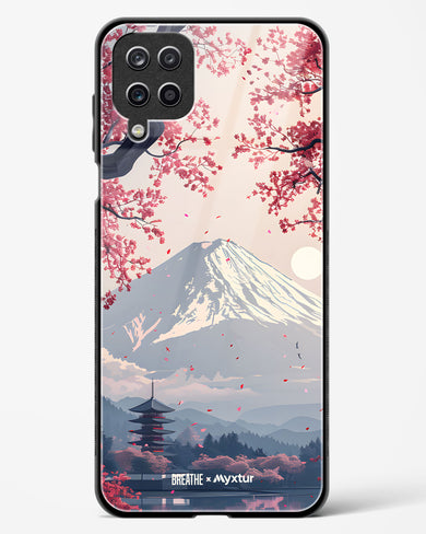 Slopes of Fuji [BREATHE] Glass Case Phone Cover (Samsung)