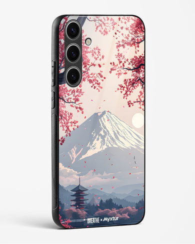 Slopes of Fuji [BREATHE] Glass Case Phone Cover (Samsung)