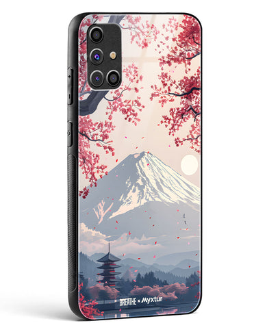 Slopes of Fuji [BREATHE] Glass Case Phone Cover (Samsung)