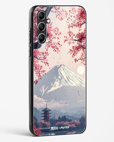Slopes of Fuji [BREATHE] Glass Case Phone Cover (Samsung)