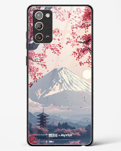 Slopes of Fuji [BREATHE] Glass Case Phone Cover (Samsung)