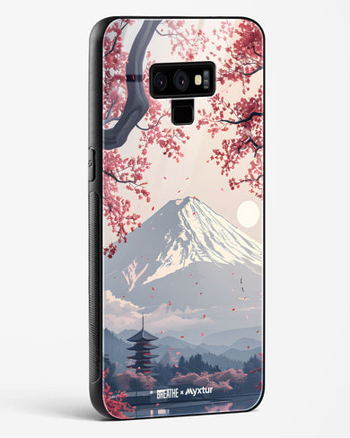Slopes of Fuji [BREATHE] Glass Case Phone Cover (Samsung)