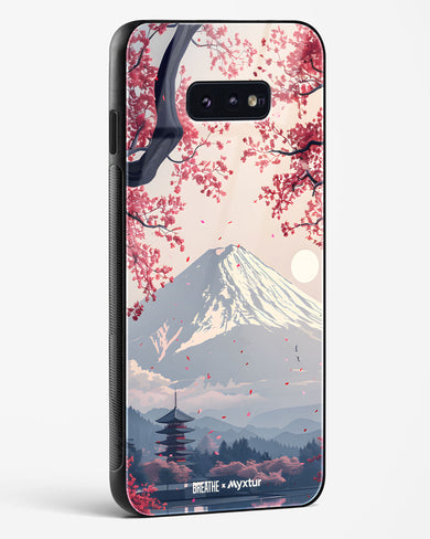 Slopes of Fuji [BREATHE] Glass Case Phone Cover (Samsung)