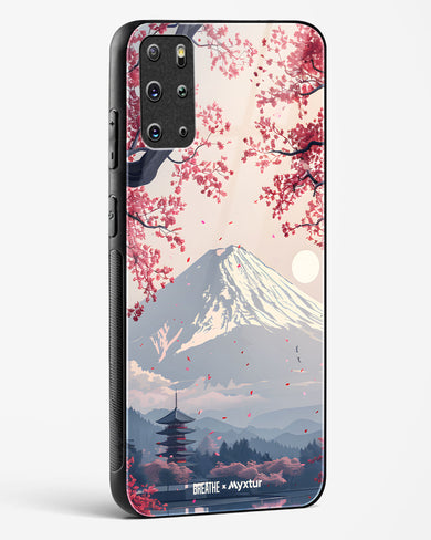 Slopes of Fuji [BREATHE] Glass Case Phone Cover (Samsung)