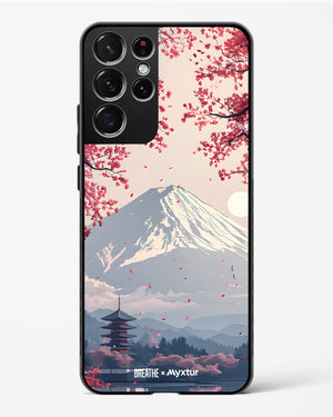 Slopes of Fuji [BREATHE] Glass Case Phone Cover (Samsung)