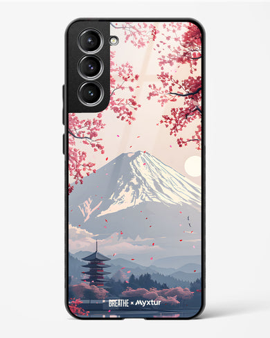 Slopes of Fuji [BREATHE] Glass Case Phone Cover (Samsung)