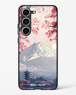 Slopes of Fuji [BREATHE] Glass Case Phone Cover (Samsung)