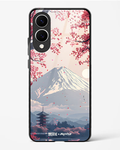 Slopes of Fuji [BREATHE] Glass Case Phone Cover (Samsung)