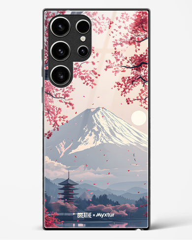 Slopes of Fuji [BREATHE] Glass Case Phone Cover (Samsung)