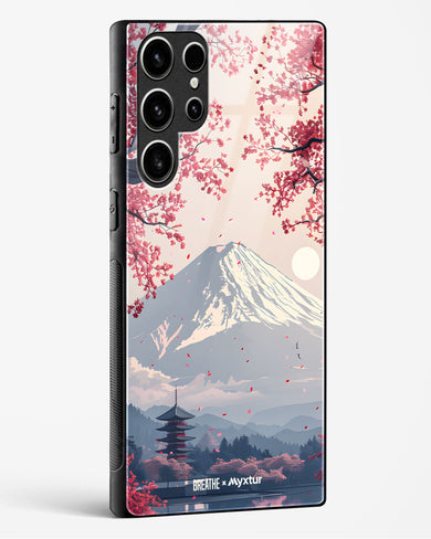 Slopes of Fuji [BREATHE] Glass Case Phone Cover (Samsung)