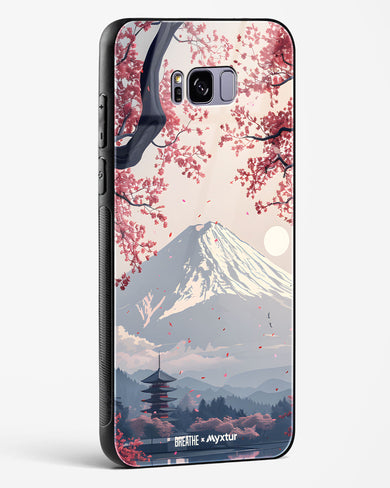 Slopes of Fuji [BREATHE] Glass Case Phone Cover (Samsung)