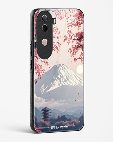 Slopes of Fuji [BREATHE] Glass Case Phone Cover (Vivo)