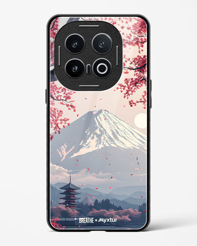 Slopes of Fuji [BREATHE] Glass Case Phone Cover (Vivo)