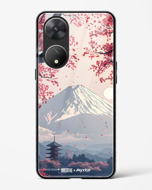 Slopes of Fuji [BREATHE] Glass Case Phone Cover (Vivo)