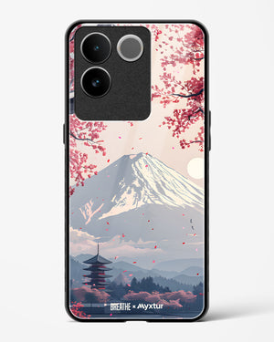 Slopes of Fuji [BREATHE] Glass Case Phone Cover (Vivo)