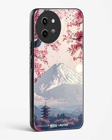 Slopes of Fuji [BREATHE] Glass Case Phone Cover (Vivo)