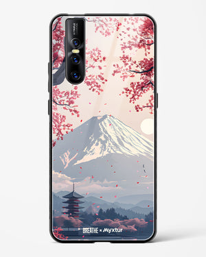 Slopes of Fuji [BREATHE] Glass Case Phone Cover (Vivo)