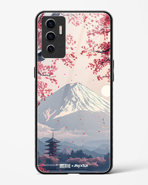 Slopes of Fuji [BREATHE] Glass Case Phone Cover (Vivo)