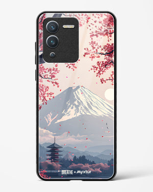 Slopes of Fuji [BREATHE] Glass Case Phone Cover (Vivo)