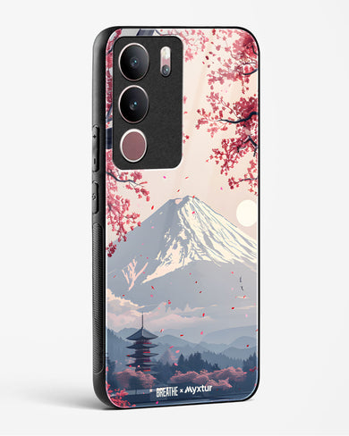 Slopes of Fuji [BREATHE] Glass Case Phone Cover (Vivo)