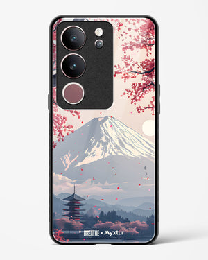 Slopes of Fuji [BREATHE] Glass Case Phone Cover (Vivo)
