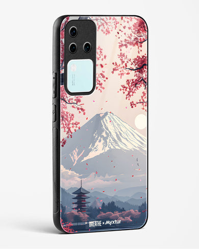Slopes of Fuji [BREATHE] Glass Case Phone Cover (Vivo)