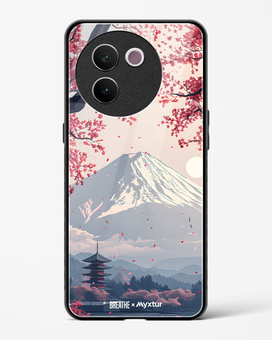 Slopes of Fuji [BREATHE] Glass Case Phone Cover (Vivo)
