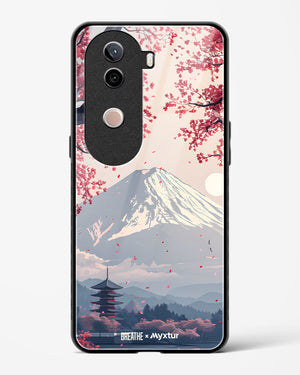 Slopes of Fuji [BREATHE] Glass Case Phone Cover (Vivo)