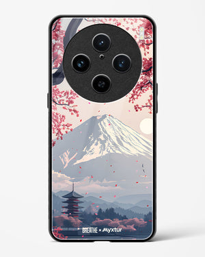 Slopes of Fuji [BREATHE] Glass Case Phone Cover (Vivo)