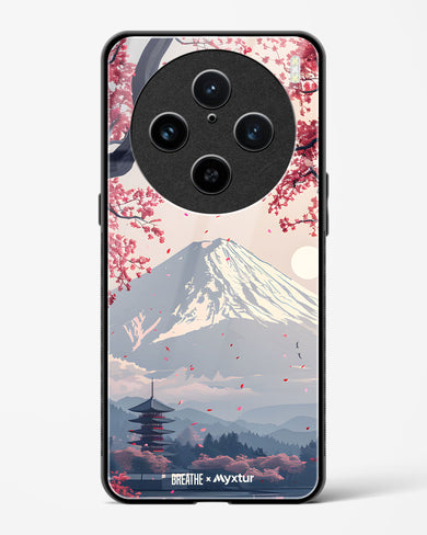 Slopes of Fuji [BREATHE] Glass Case Phone Cover (Vivo)