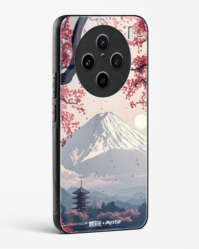 Slopes of Fuji [BREATHE] Glass Case Phone Cover (Vivo)