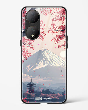 Slopes of Fuji [BREATHE] Glass Case Phone Cover (Vivo)