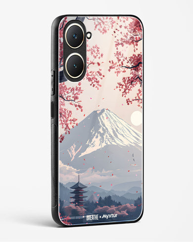 Slopes of Fuji [BREATHE] Glass Case Phone Cover (Vivo)