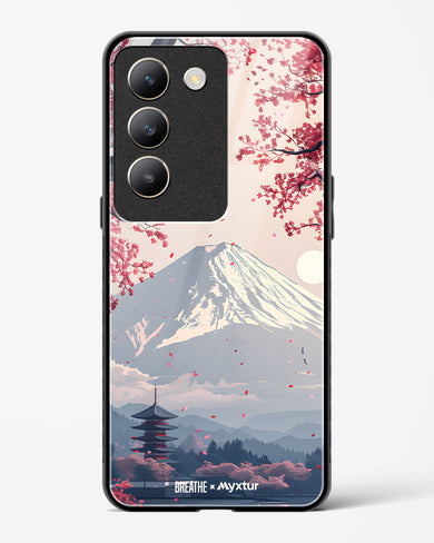 Slopes of Fuji [BREATHE] Glass Case Phone Cover (Vivo)