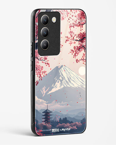Slopes of Fuji [BREATHE] Glass Case Phone Cover (Vivo)