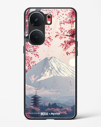 Slopes of Fuji [BREATHE] Glass Case Phone Cover (Vivo)