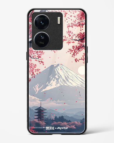 Slopes of Fuji [BREATHE] Glass Case Phone Cover (Vivo)