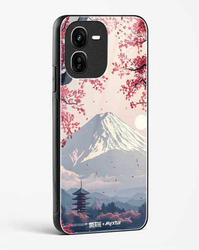Slopes of Fuji [BREATHE] Glass Case Phone Cover (Vivo)
