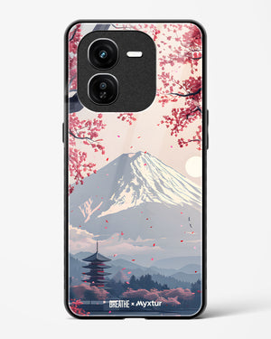 Slopes of Fuji [BREATHE] Glass Case Phone Cover (Vivo)