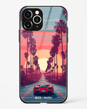Sunset Boulevard [BREATHE] Glass Case Phone Cover (Apple)