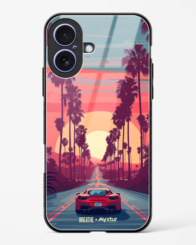 Sunset Boulevard [BREATHE] Glass Case Phone Cover (Apple)