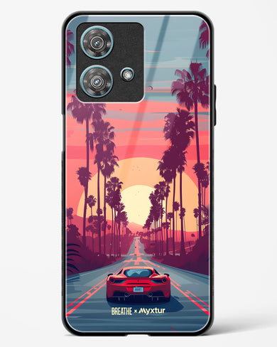 Sunset Boulevard [BREATHE] Glass Case Phone Cover (Motorola)