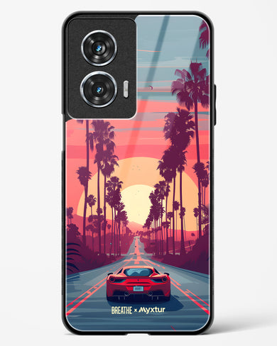 Sunset Boulevard [BREATHE] Glass Case Phone Cover (Motorola)