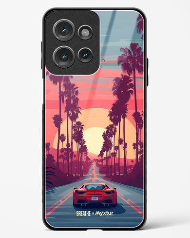 Sunset Boulevard [BREATHE] Glass Case Phone Cover (Motorola)